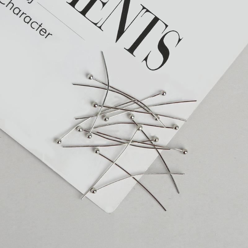 DIY Jewelry Findings: Handmade Round Head Pins, Dangle & Stud Earrings - Approx. 100 Pieces