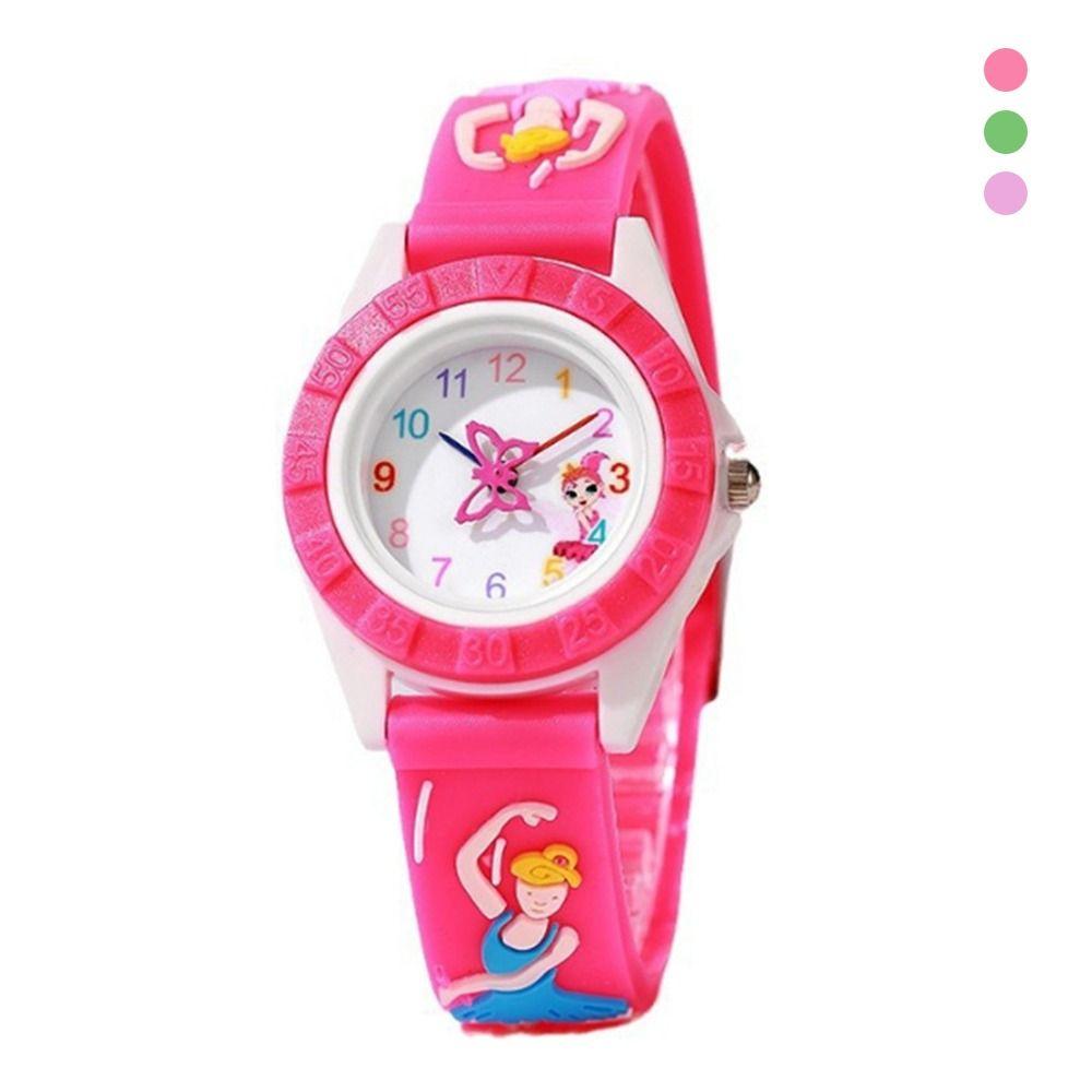 Ballet Girl Design Children's Watch Adjustable Girl's Wristwatch New Quartz Watch  Girls