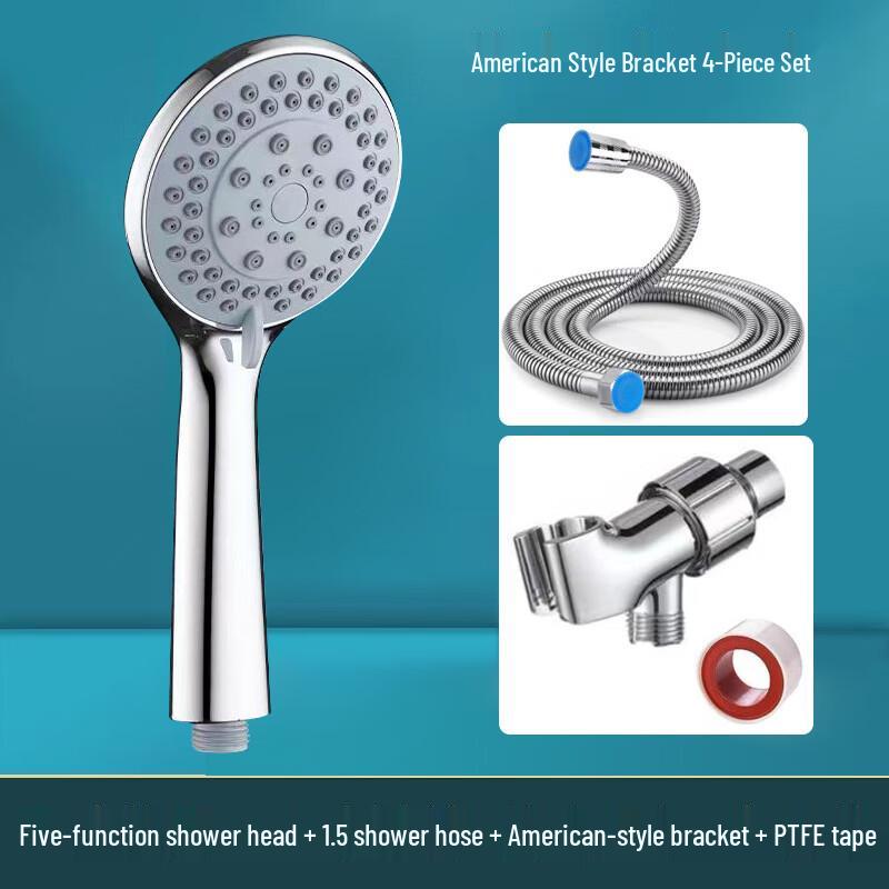 TLXT 5-Setting Handheld Shower Head Twin Pack