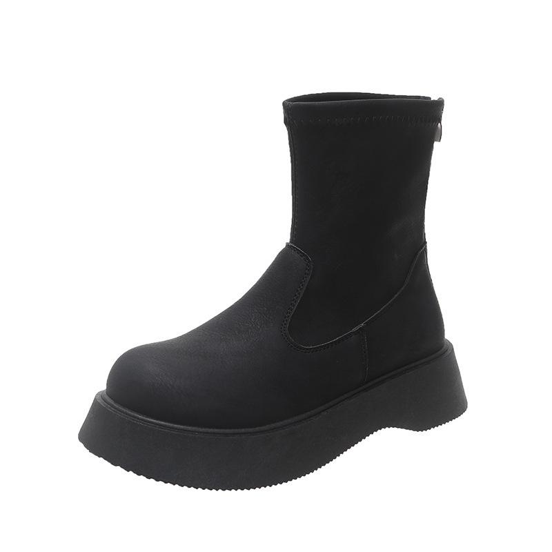 

Women s steel baotou labor insurance shoes women s new high-top steel plate Martin boots four-season universal construction site shoes 40 чёрный