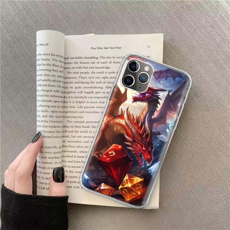 

Game D-Dungeons D-Dragons D-DND Phone Case For Apple Iphone 12 13 Mini 14 15 Pro 17 Pro Max Air 11 16E 16 Plus Shell C iPhone 17 Pro