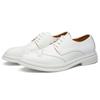 Leder Oxford Schuhe für Herren Formelle Atmungsaktive Herrenschuhe Büro Brogue Schuhe für Herren Schnürschuhe Dicke Sohle Weiße Business-Abendschuhe