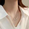 Süße Perlen-Herz-Schlüsselbein-Kette für Damen – Vielseitiges, Modisches und Trendiges Layering-Accessoire
