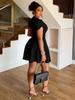 Elegant Women's Plus Size Solid Color Dress - X6085