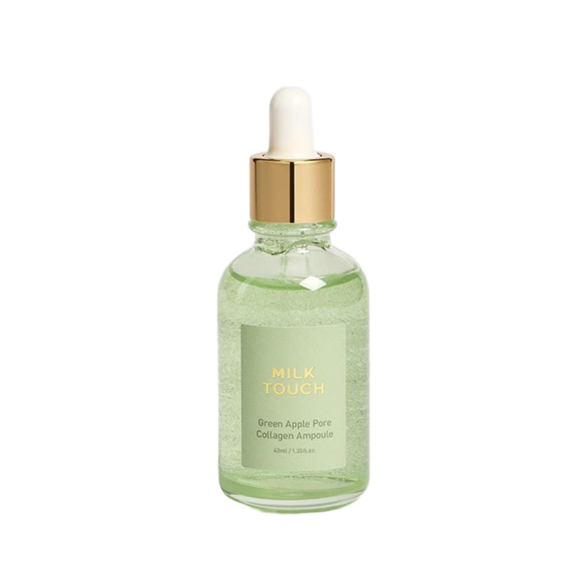 Milk Touch Green Apple Pore Collagen Ampoule Tightening Facial Serum 40ml