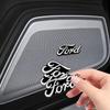 3D Bilstyling Klistermärke Aluminium Emblem Interiör Högtalare Ljud Badge För Ford Focus Mondeo Kuga Fiesta MK7 Escort Explorer Edge 2 4 MK2 MK4