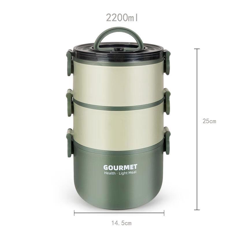 Qianxing 304 Stainless Steel Stackable Lunch Box