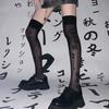 Women's Letter Print Sheer Tights for Daily Wear