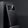 Plain Leather + Camera Lens Protection Case For POCO F6 Pro Hard Slim Good Texture Cover