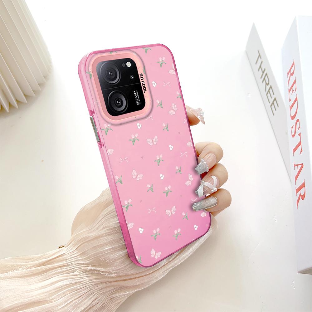Painted Pattern Colorful Sliver Double Sided Hard Shell Shockproof Anti-fall Phone Casing for Xiaomi Redmi Poco
