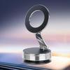 Zinc Alloy Folding Magnetic Car Phone Holder with Vacuum Suction