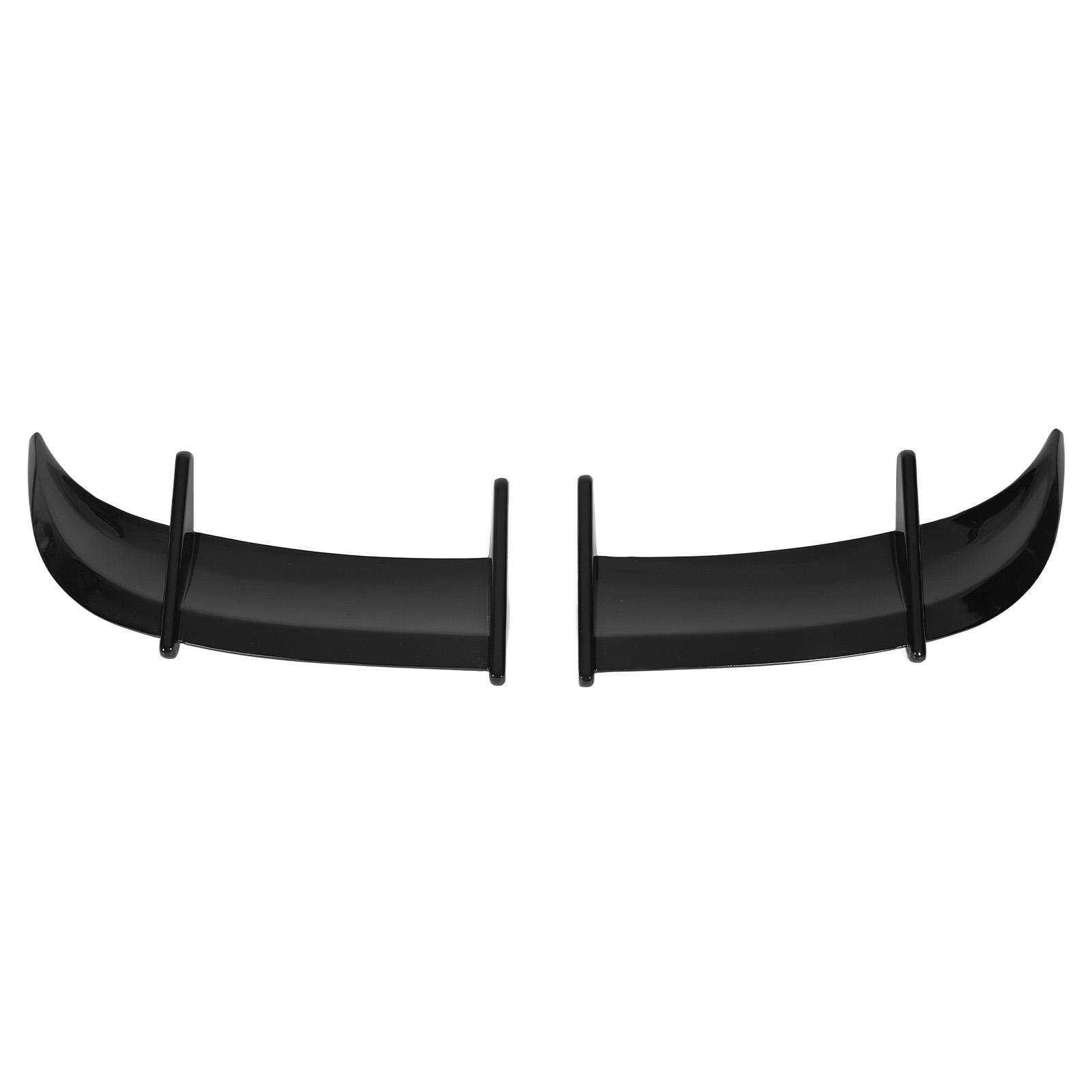 

2PCS Car Rear Trunk Spoiler AK Style Wind Pressure Reduction Tail Spoiler Lid Wing Fit for MK6 Models Glossy Black