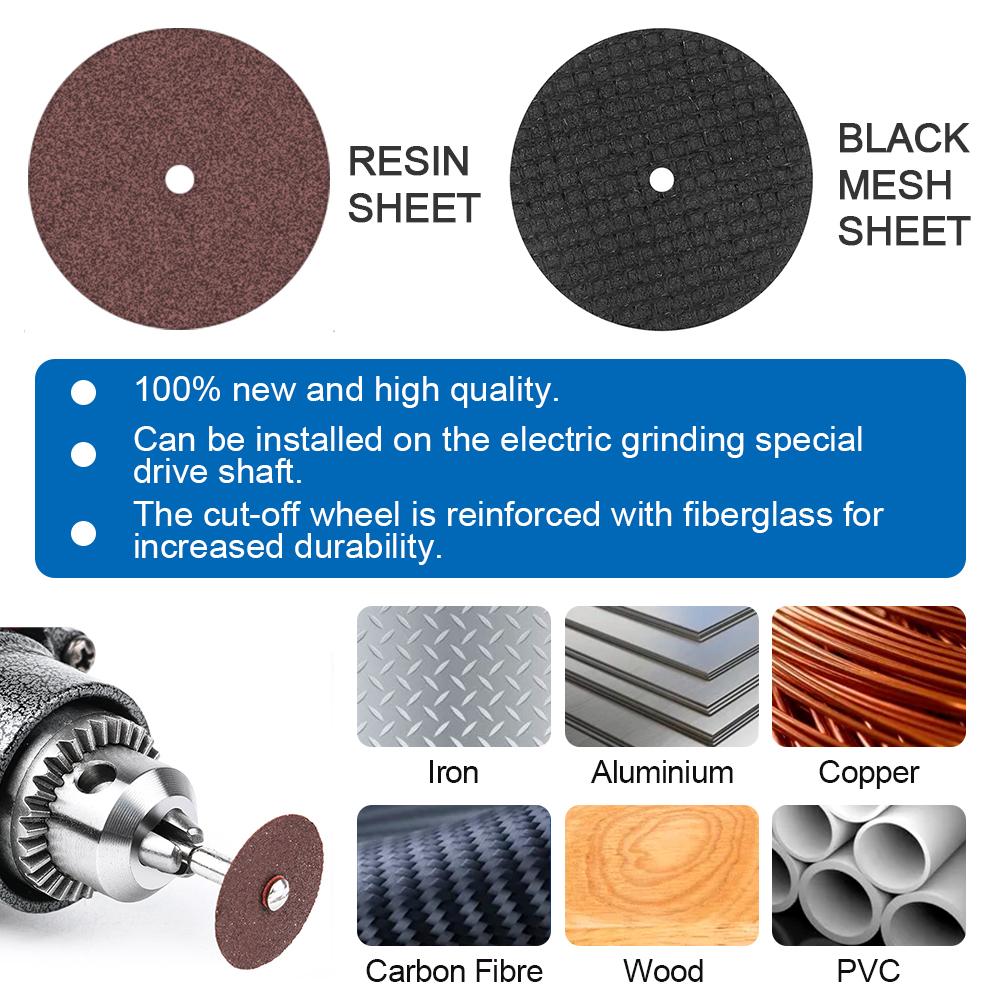 CMCP 100pcs Abrasive Tool Rotary Tool Accessory Set Mini Drill Bit Kit Sanding Polishing Cutting Disc Engraving Heads for Dremel