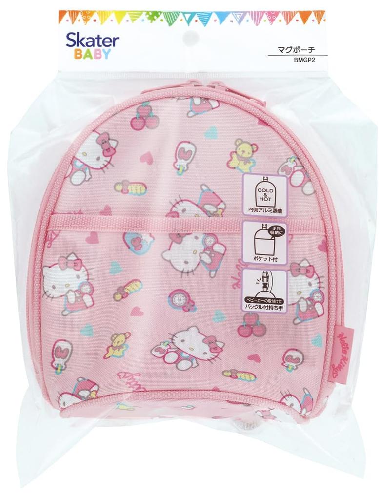 SKATER Baby Mug Water Bottle Water Bottle Sanrio Hello Kitty Plush Pouch, Cover, Case, Toy, BMGP2-A