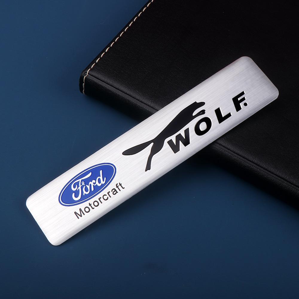 1PCS Aluminum Alloy Car Sticker Emblem Badge Decal Center Cover For Ford ST FOCUS 2 3 Mondeo Fiesta Kuga MK2 MK4 MK3 Car Styling