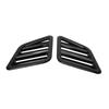 2 Pcs Engine Hood   Vent Cover ABS Front Upper Bonnet Hood   Outlet Grille Replacement for