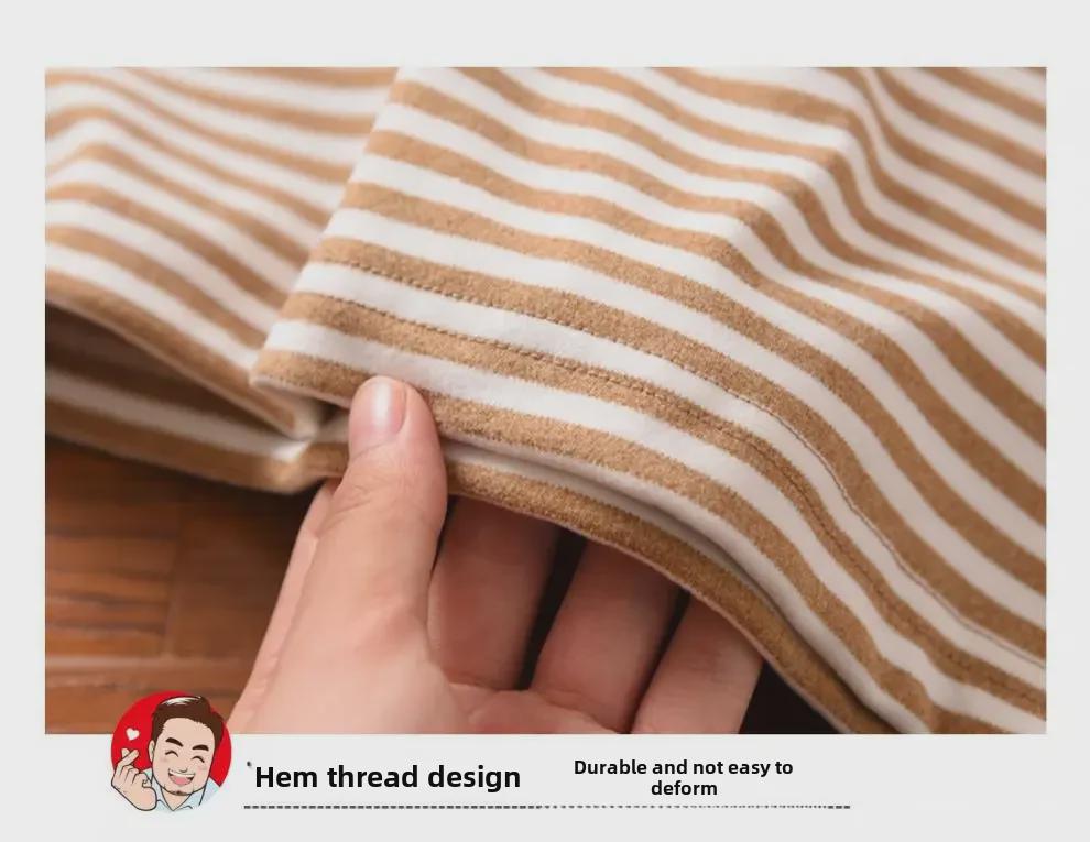 2023 Boys' Half Turtleneck Striped Tops: Warm and Stylish Autumn/Winter Shirts for Kids