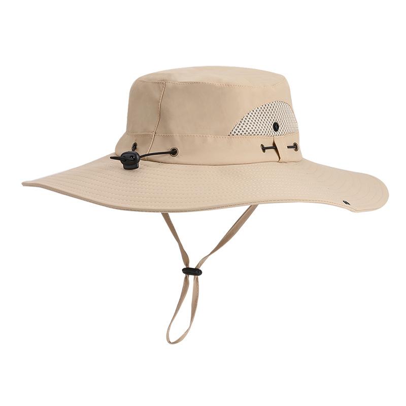 

Летняя шляпа от солнца с широкими полями, мужская, для активного отдыха, альпинизма, рыбалки, с защитой от солнца, быстросохнущая, водонепроницаемая, дышащая, шляпа-ведро для большого обхвата головы