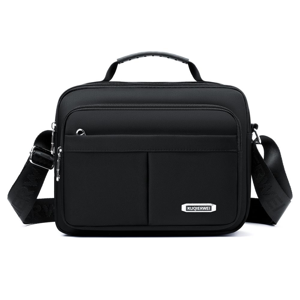 Mens Crossbody Messenger Bag Waterproof Oxford Business Shoulder Satchel Multi Pocket Purse