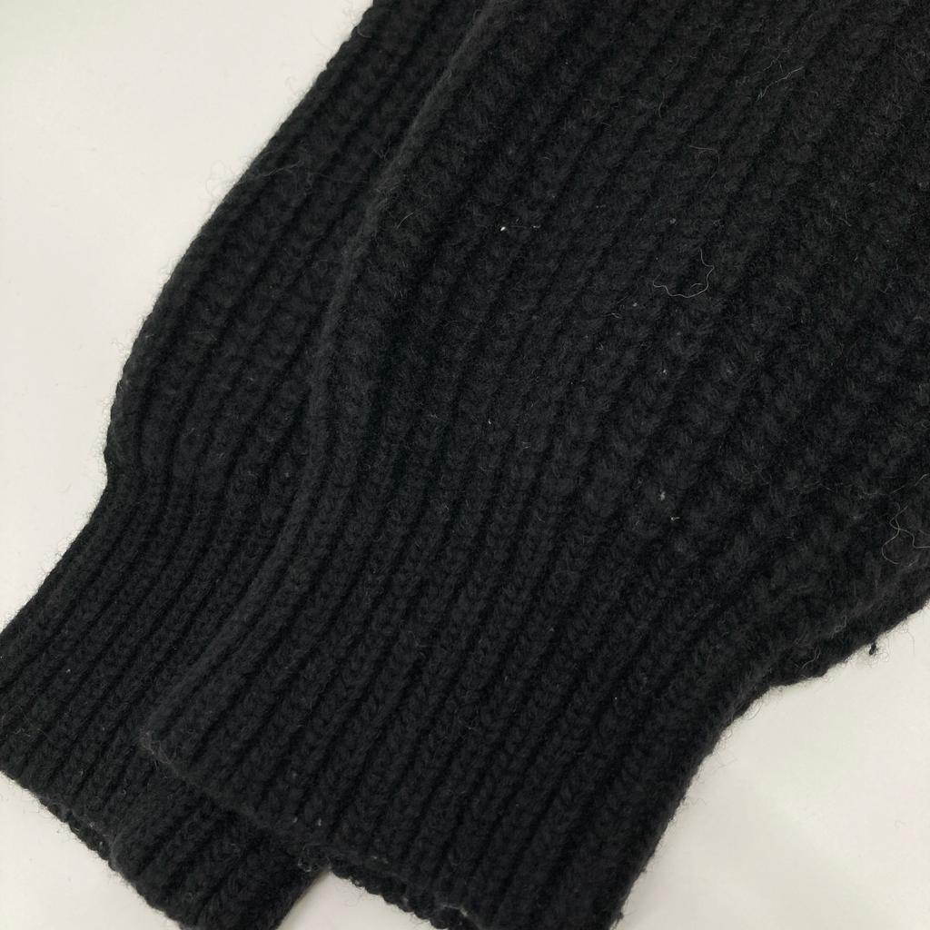 Converse [x CLANE] A2888ZKSW106 Black Lambswool Star Motif 3D Pullover Knit Tops M blackUsed