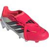 adidas Predator Elite Comfortable Fit Support Low-Top Soccer Shoes Kids Sneaker Bright-Red Black JS0391