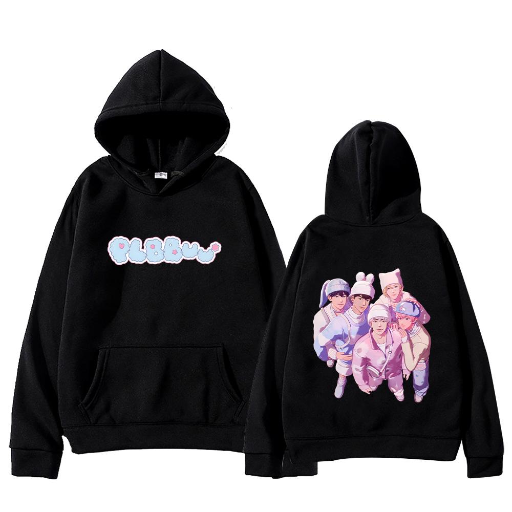 Nová podzimní zimní mikina Plave Bbuu! Kpop Potisk Mikiny Merch Móda Y2K Streetwear Ženy Muži High Street Pulovr