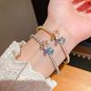 Animal Butterfly Fashion Bracelet With Zircon Stones For Womens Jewelry Accessory