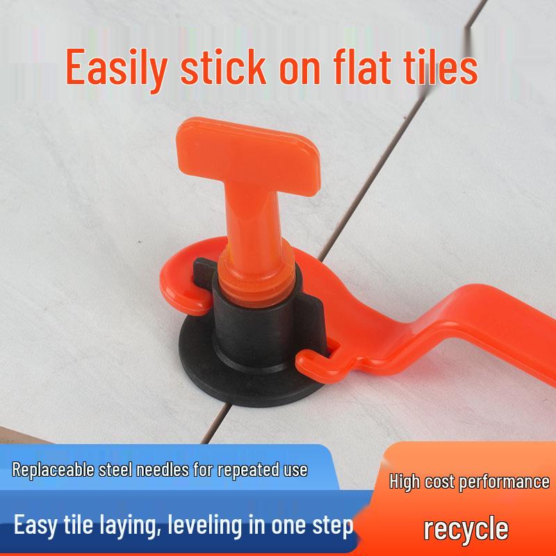 Tile Leveling Needle Rotation Stick with Positioning Clips