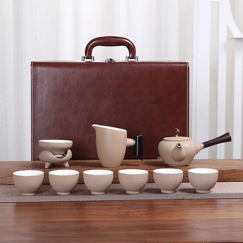 Chinese Stone Glaze Ceramic Tea Set