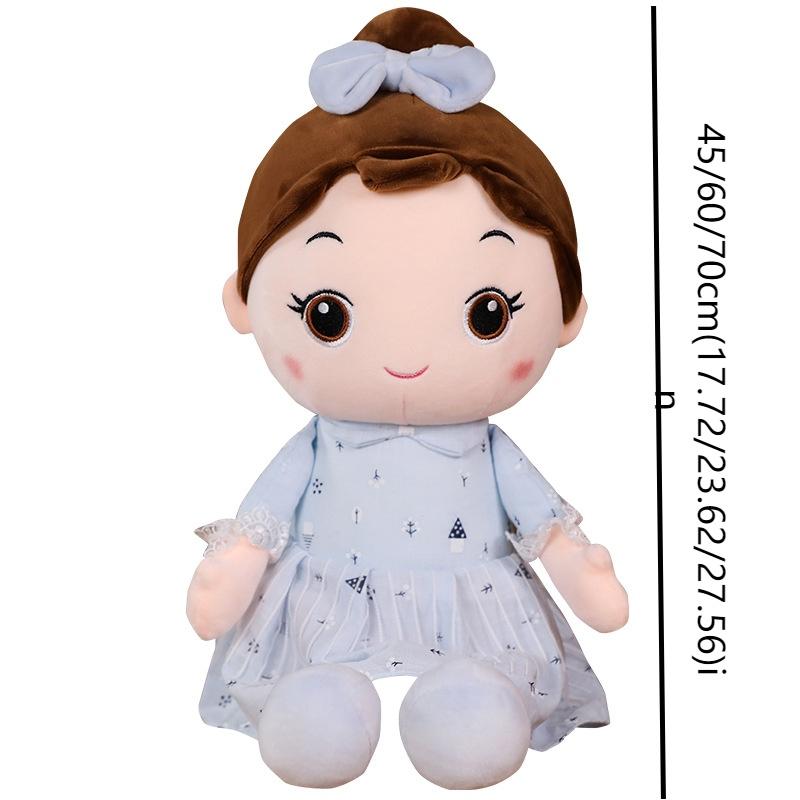 Plush Girl Doll With Cotton Filling For Kids Play And Collection