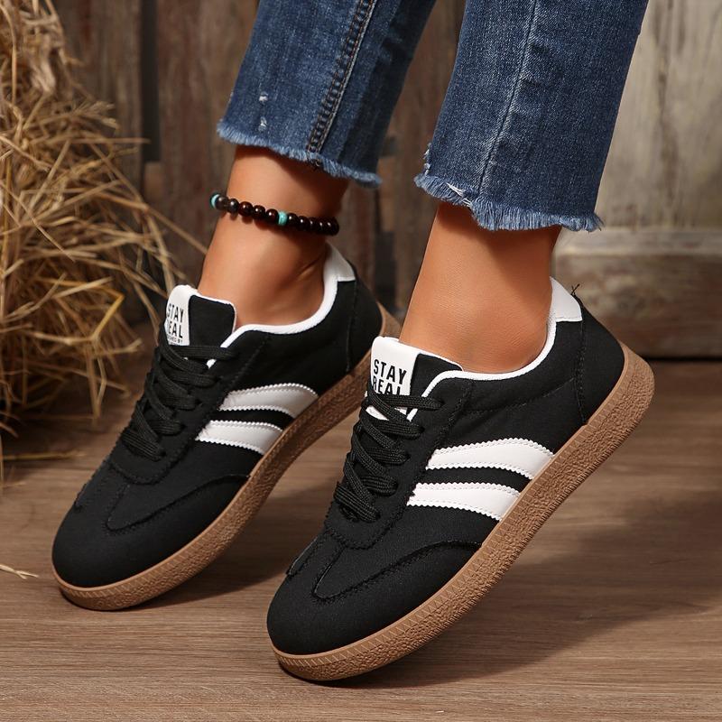 Women's Spring-Autumn Retro Training Casual Sports Board Shoes, Versatile Footwear, Available In Large Sizes.