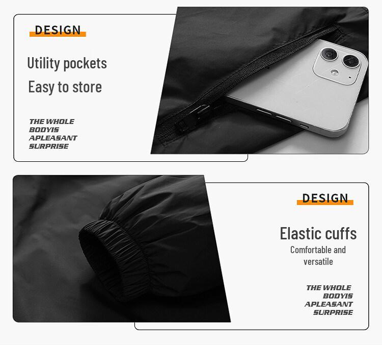 Unisex Korean-Style Hooded Windbreaker for Autumn/Spring - Casual Loose Fit, Plus Size, Ideal for Couples