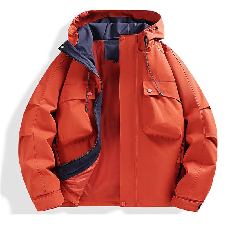 Spring and Autumn Outdoor Jacket Casual Hooded Jacket Men's Hooded Outdoor Jacket