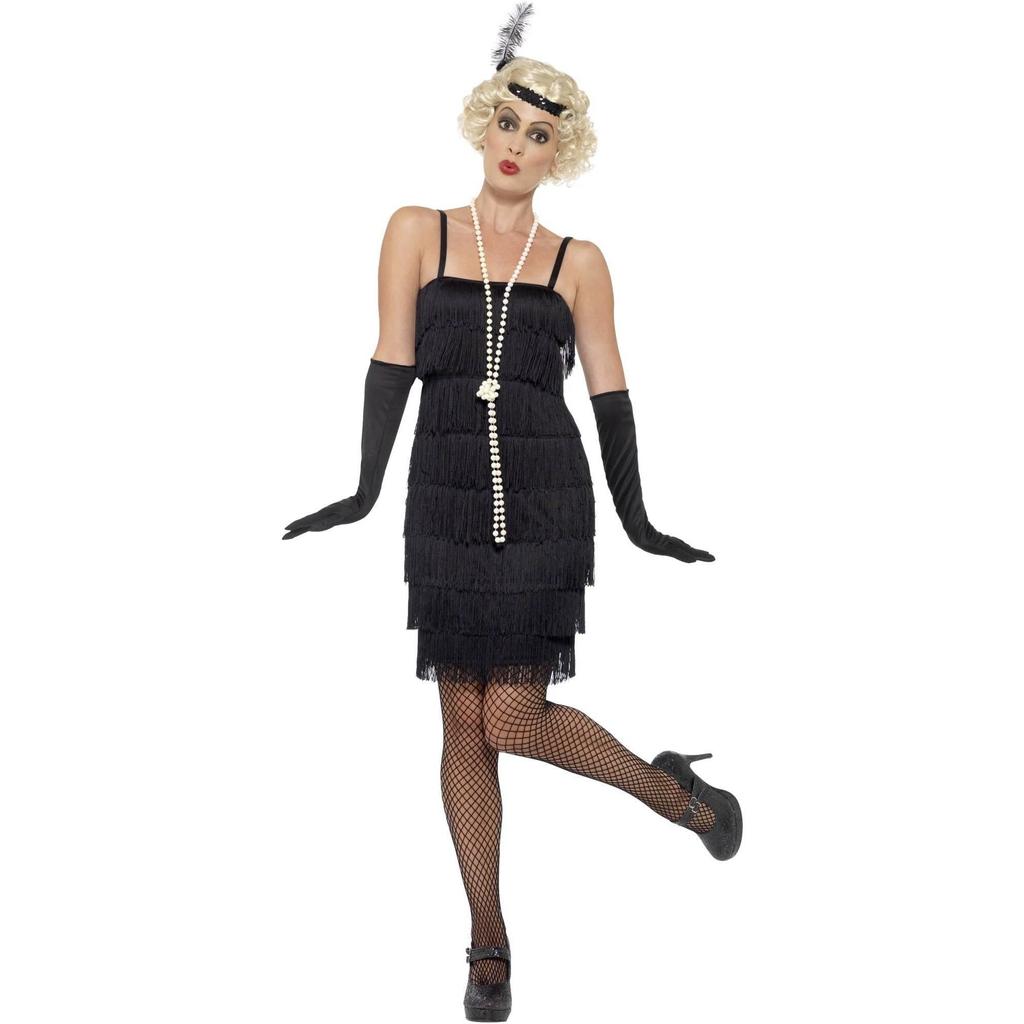Smiffys Womens/Ladies Flapper Costume Set