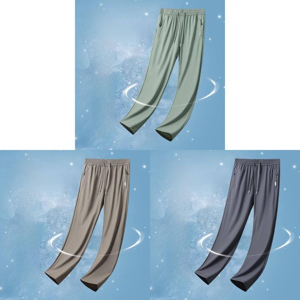 Men Summer Upf50 Plus Athletic Pants With Quick Dry Lightweight Fabric For Casual Daily Wear