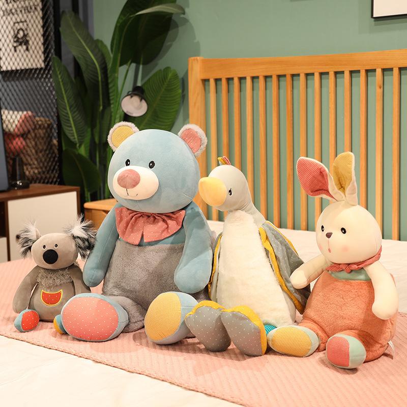 Warm Sun Rabbit Plush Toy Large Ragdoll Bear Doll Soothing Doll Bed Holding Sleeping Girl Gift