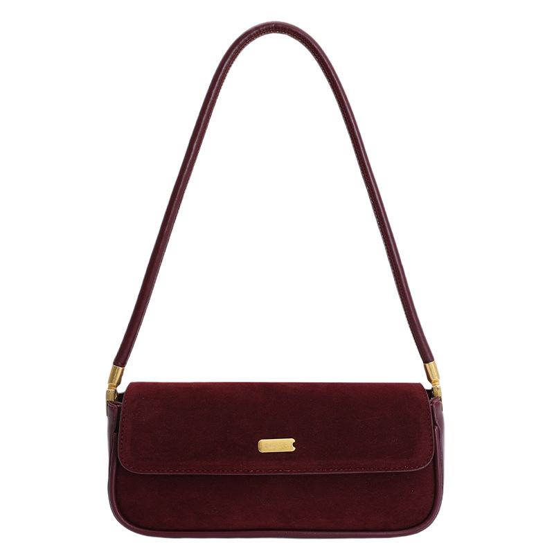

Ретро Нишевая Сумка Под Мышку для Поездок, Женская Сумка, Сумка на Плечо, Модная Маленькая Сумка для Руки бордовый
