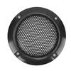 2" Metal Glossy Audio Speaker Cover, 4 Pcs Audio Speaker Grille Protective Decorative Audio Speaker Mesh Grille (Black)