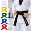 Custom Taekwondo Black Belt with Embroidered Text – Personalized Arts Belt for Kids, Adults and