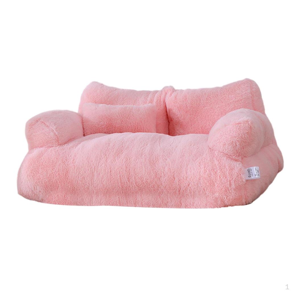 Cat Sofa Couch Pet Kennel Nonskid Bottom Bed Comfortable Mini Dog Beds for