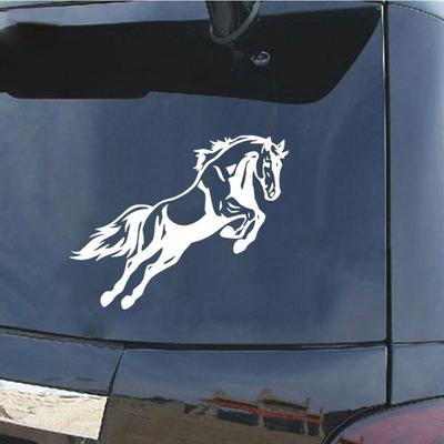Cool Fashion Running Horse Car Body Bumper Decal Reflektive Sticker Decor Εξωτερικά αξεσουάρ αυτοκινήτου Προμήθειες Προϊόντα