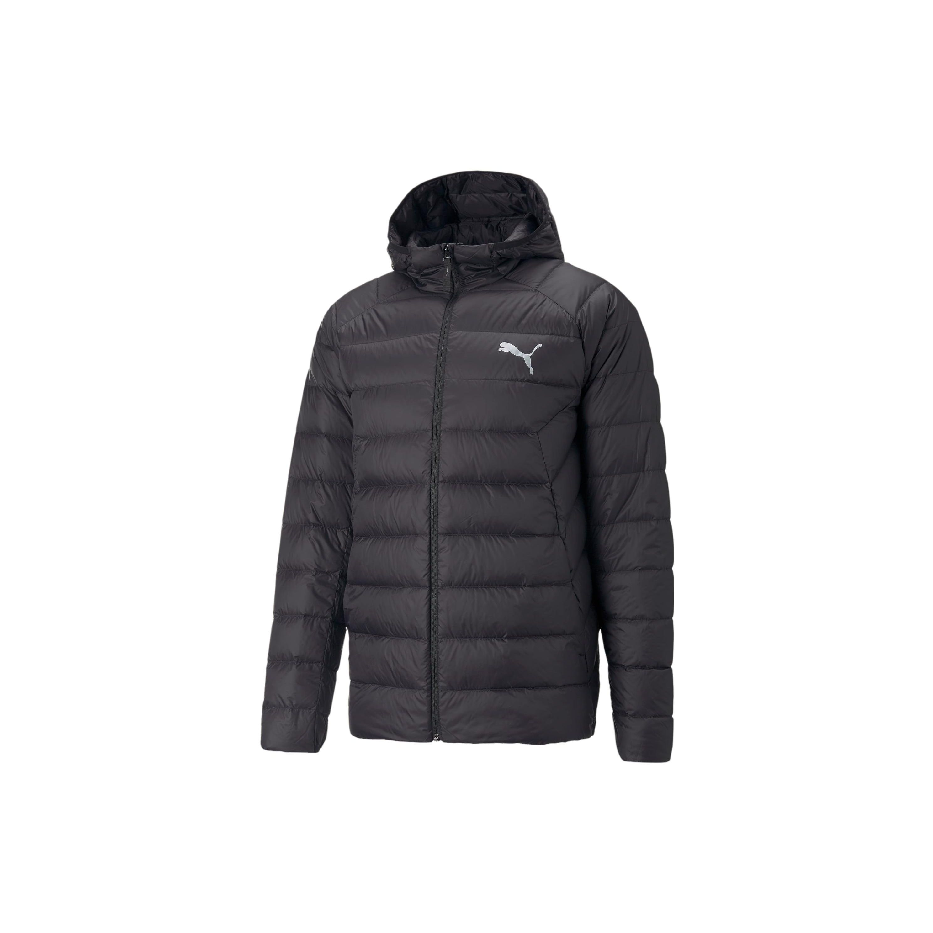 

Puma Packlite Пуховик Однотонный Повседневный Куртка с капюшоном Мужская Куртка Черный 849355-01 S