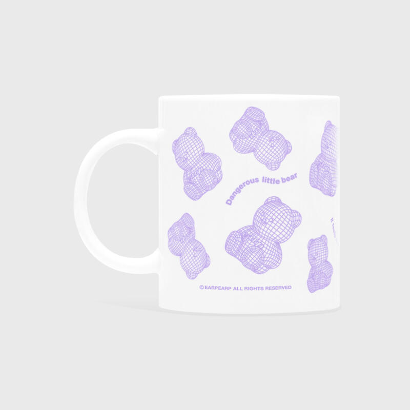 COVY GRID PATTERN-PURPLE (Mug) mug