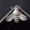 Fashion Creative High-End Insect Zircon Bee Brooch Femininity Versatile Corsage Pin Accessories