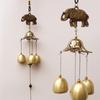 Retro Wind Chimes Wind Outdoor Garden Decoration Tourist Area Wind Bell Metal Bell Pendants Wall Decor Shops Lucky Ornaments