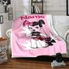 Custom Name Vampire Gothic Fantasy Art blanket for Couch & Bed, Plush Cozy Fuzzy Blanket Super Soft & Warm Blankets for Fall and Winter. 0908440