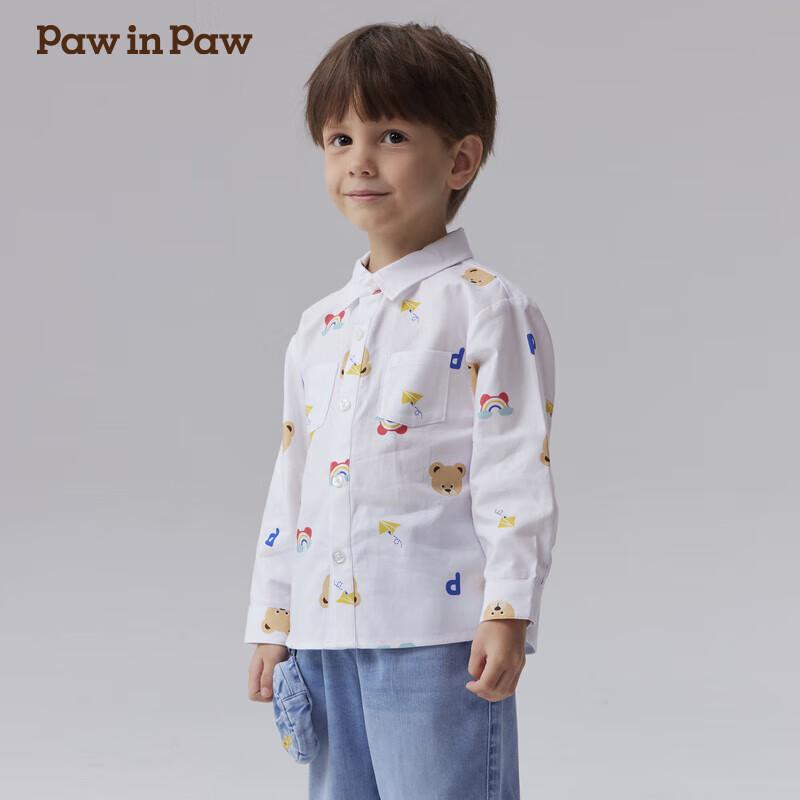 PawinPaw Boys' Printed Long Sleeve Shirt