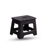 RegiProb Simple Mini Step Stool, Foldable, Compact, 22.5cm Tall, Black