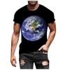 Sommer Rundhals bedrucktes Kurzarm Freizeit-Top Herren Damen T-Shirt
