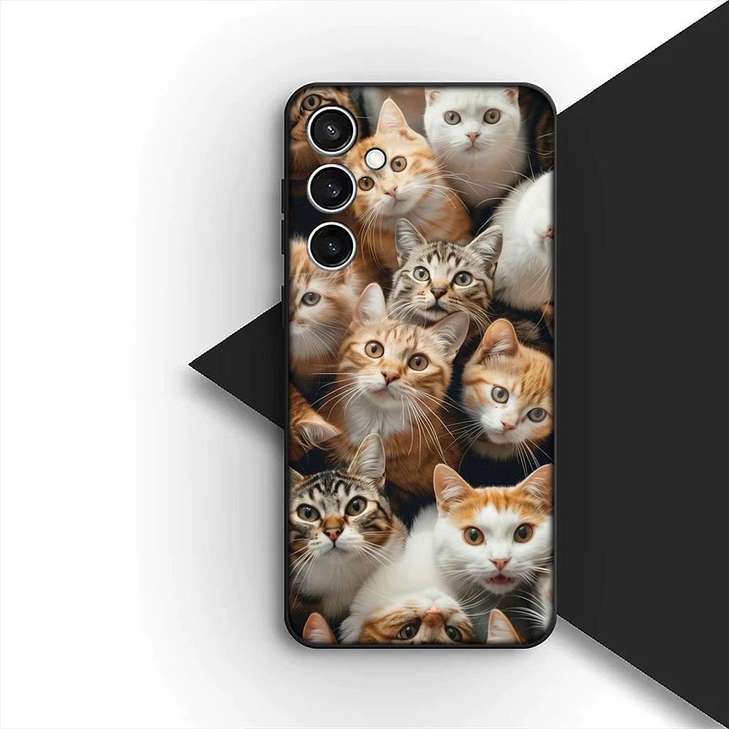 

Cover for Xiaomi Redmi 15 15C A3 A4 A5 9A 9C NFC Note 9 8 9T 8T Pro Casing Silicone Phone Case Comics Meow Kitten Cat Redmi Note 9S